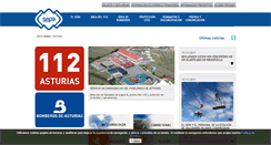 Desktop Screenshot of 112asturias.es